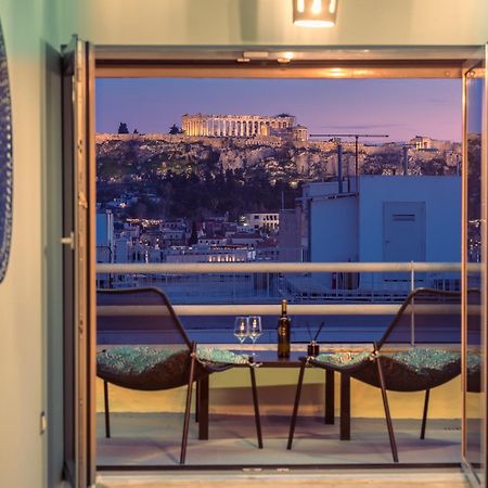 Acropolis View Mini Sky Suite & Hot Tub أثينا المظهر الخارجي الصورة