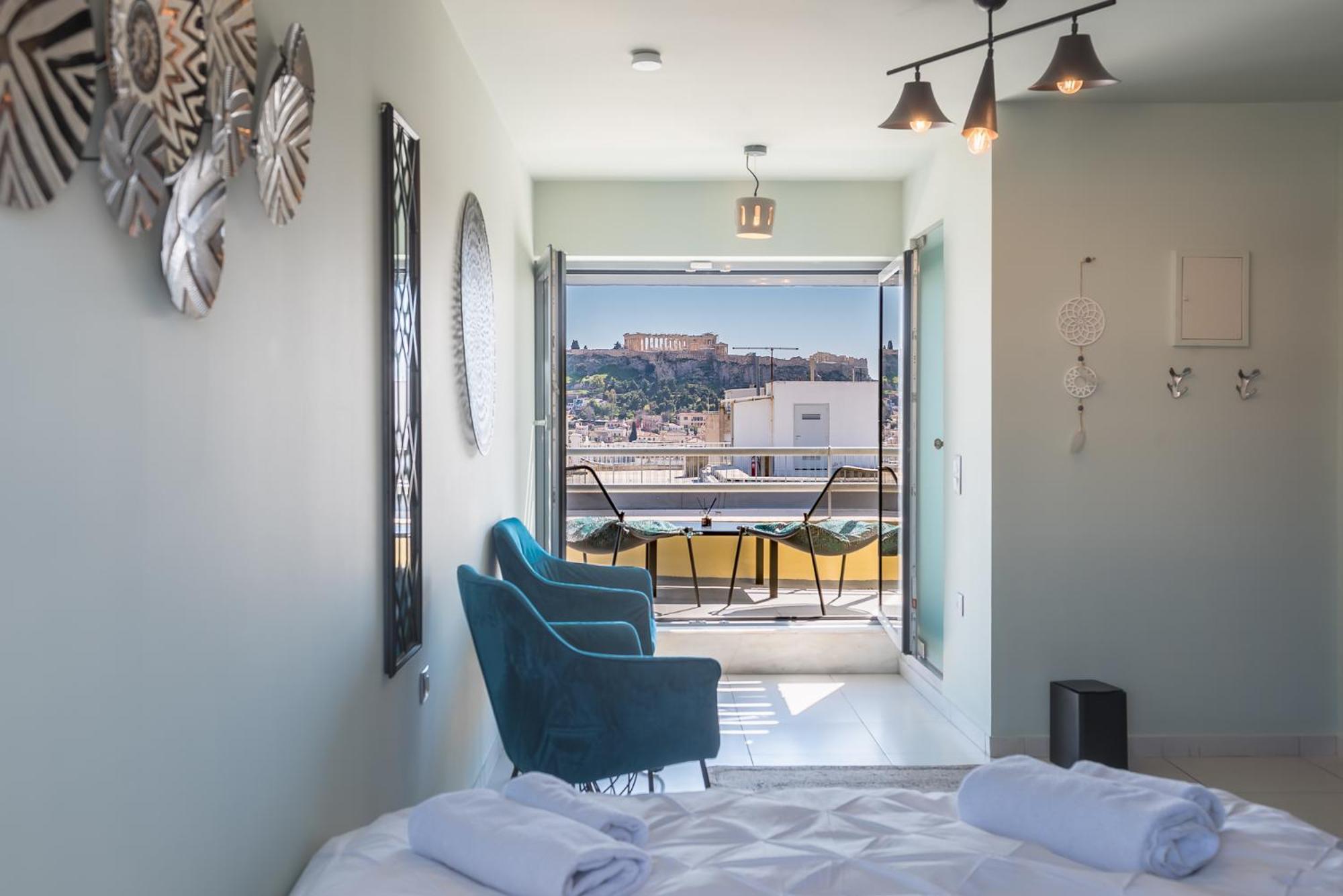 Acropolis View Mini Sky Suite & Hot Tub أثينا المظهر الخارجي الصورة