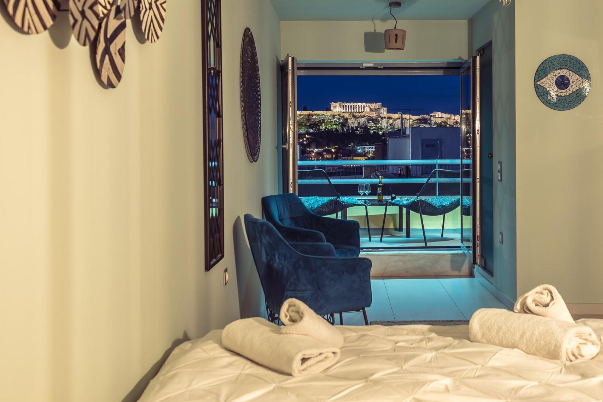 Acropolis View Mini Sky Suite & Hot Tub أثينا المظهر الخارجي الصورة