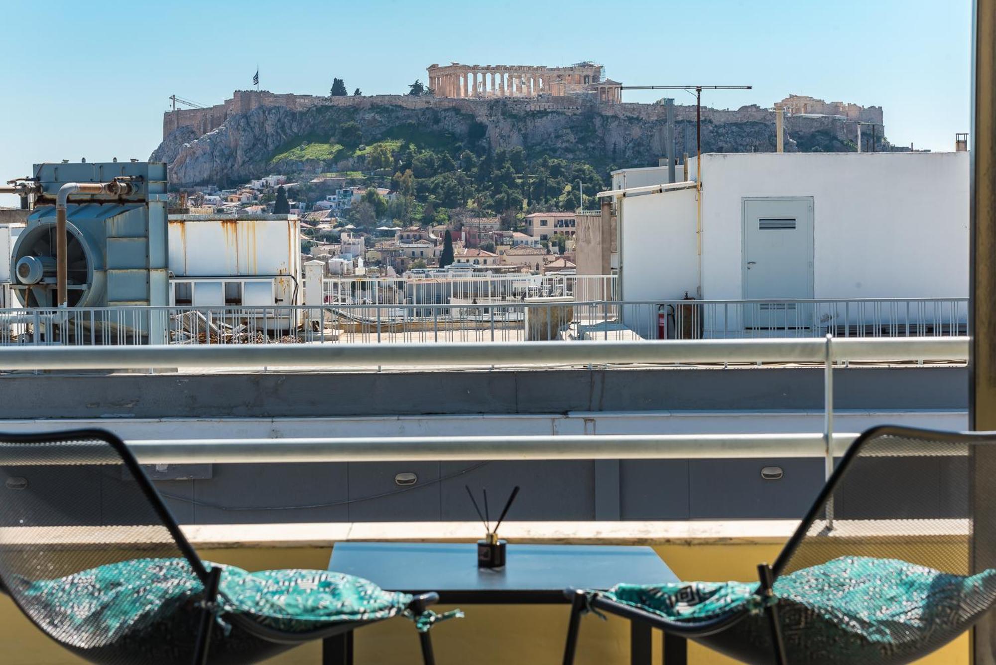 Acropolis View Mini Sky Suite & Hot Tub أثينا المظهر الخارجي الصورة