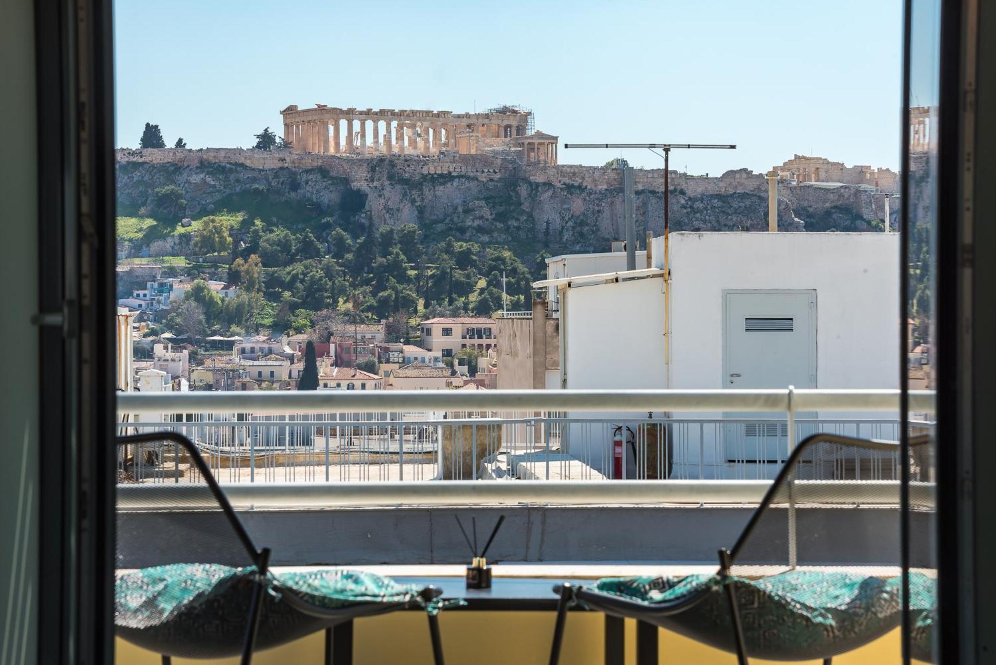 Acropolis View Mini Sky Suite & Hot Tub أثينا المظهر الخارجي الصورة