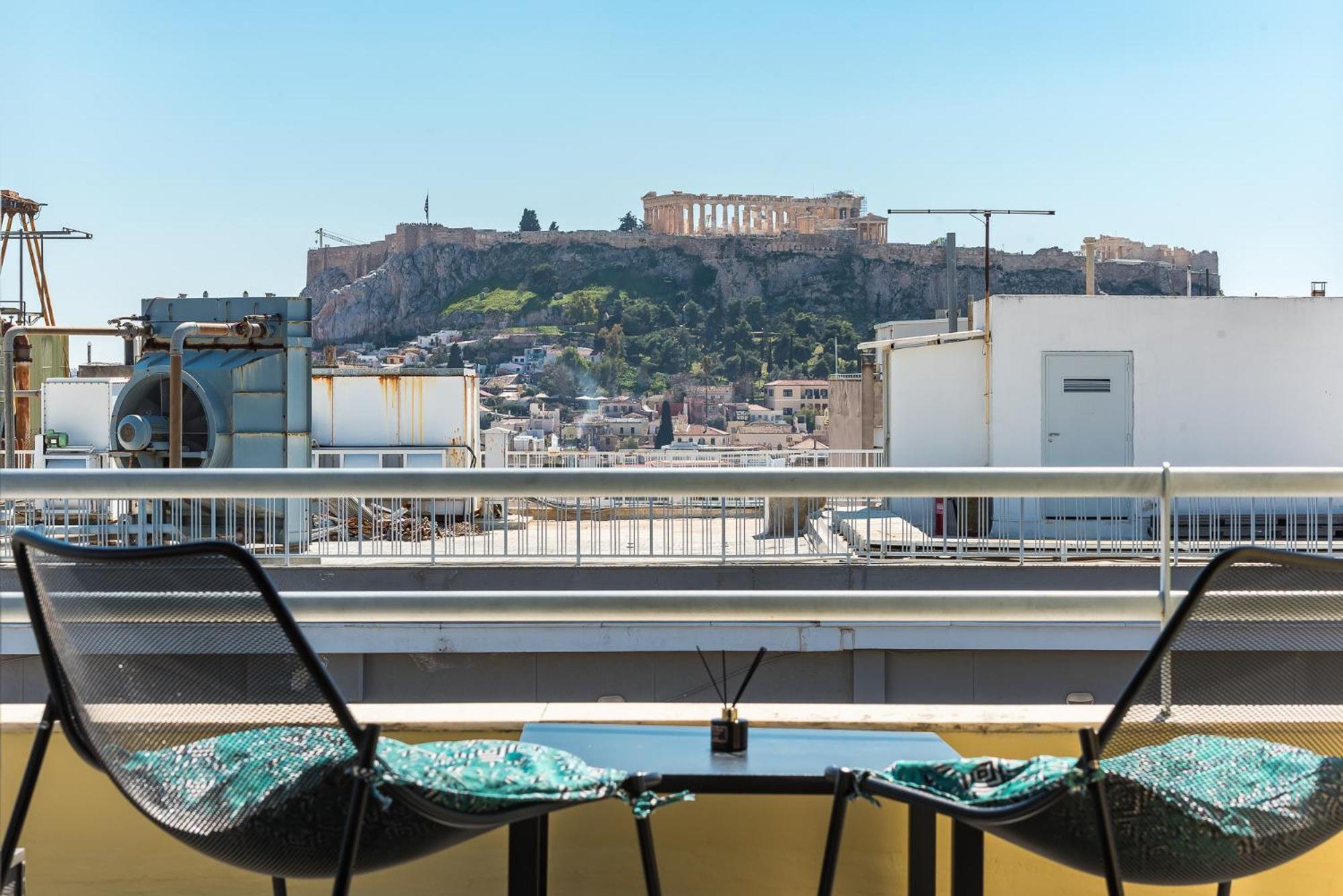 Acropolis View Mini Sky Suite & Hot Tub أثينا المظهر الخارجي الصورة