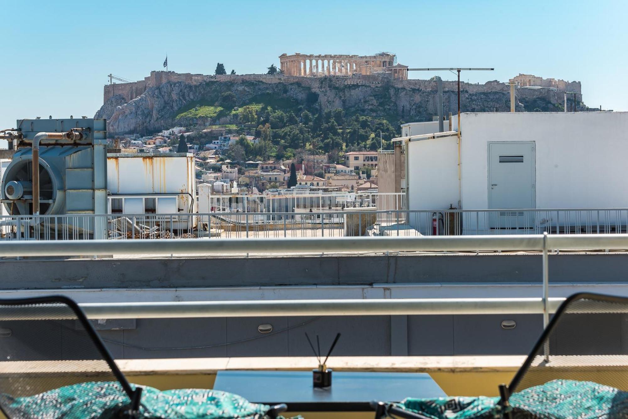 Acropolis View Mini Sky Suite & Hot Tub أثينا المظهر الخارجي الصورة