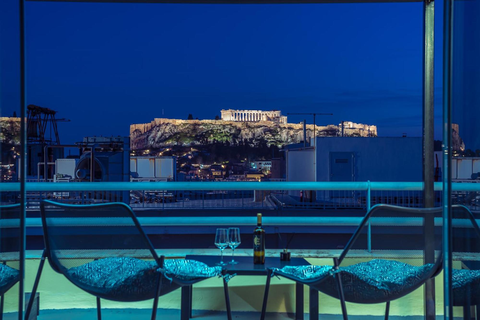 Acropolis View Mini Sky Suite & Hot Tub أثينا المظهر الخارجي الصورة
