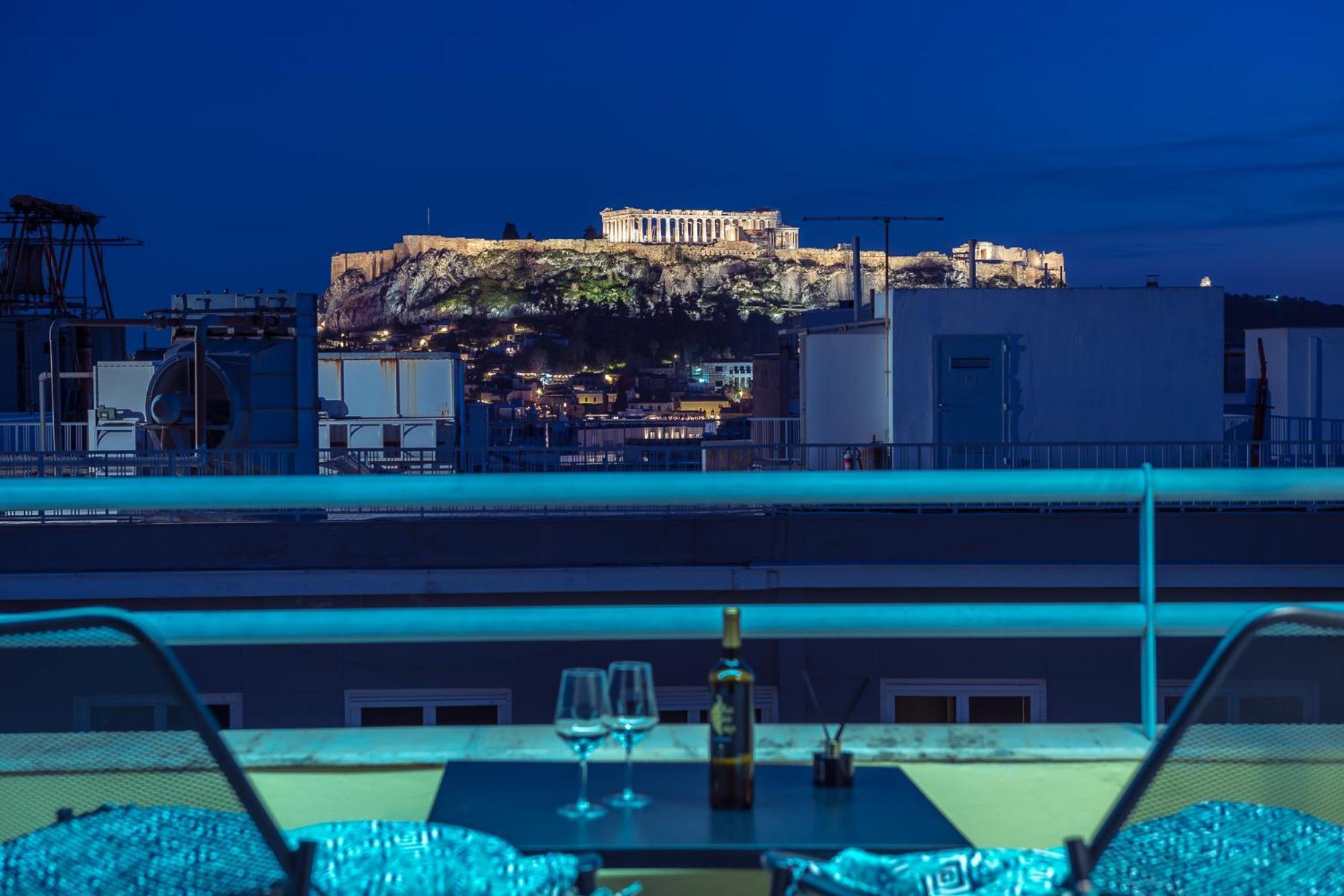 Acropolis View Mini Sky Suite & Hot Tub أثينا المظهر الخارجي الصورة