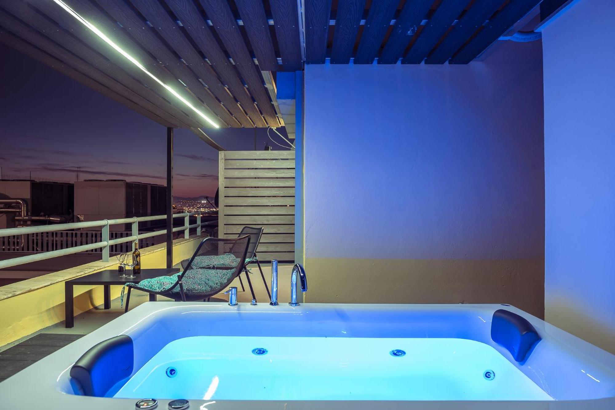Acropolis View Mini Sky Suite & Hot Tub أثينا المظهر الخارجي الصورة